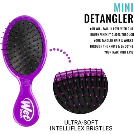 Wet Brush Mini Detangler Purple Mini Detangler Purple