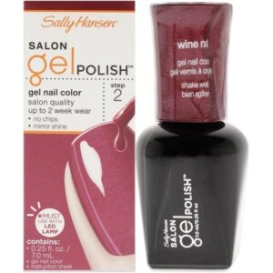 Sally Hansen Salon Gel Polish Gel Nail Color - Nail polish 7 ml – toon 230 Wine Not