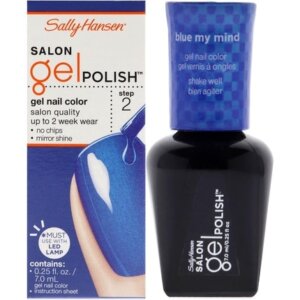 Sally Hansen Salon Gel Polish Gel Nail Color - Nail polish 7 ml – toon 266 Blue My Mind