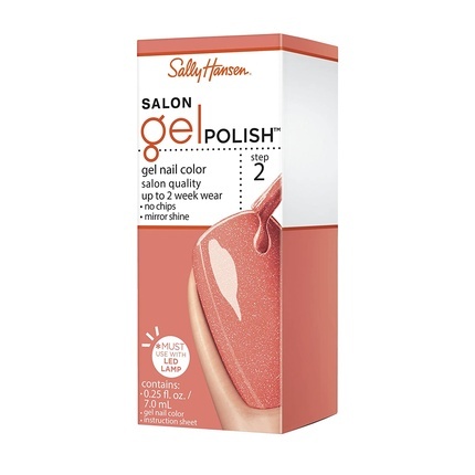 Sally Hansen Salon Gel Polish Gel Nail Color - Nail polish 7 ml – toon 140 Just Peachy