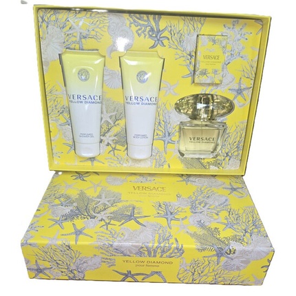 Yellow Diamond Gift set EDT 90 ml, body lotion 100 ml, shower gel 100 ml and miniature EDT 5 ml Yellow Diamond Gift Set