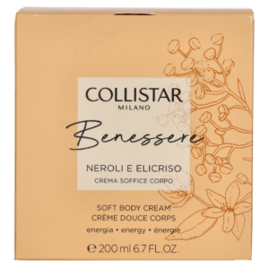 Collistar Benessere Neroli And Helichrysum Soft Body Cream
