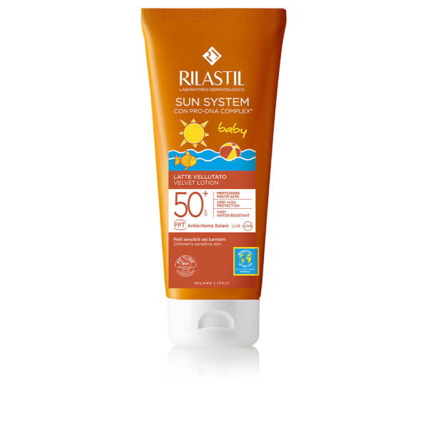 SUN SYSTEM SPF50+ BABY leche velluto 200 ml Sun System Spf50 Baby Päikesekaitse