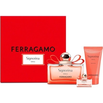 Signorina Unica Gift set EDP 100 ml, body lotion 50 ml and miniature EDP 5 ml Signorina Unica Gift Set