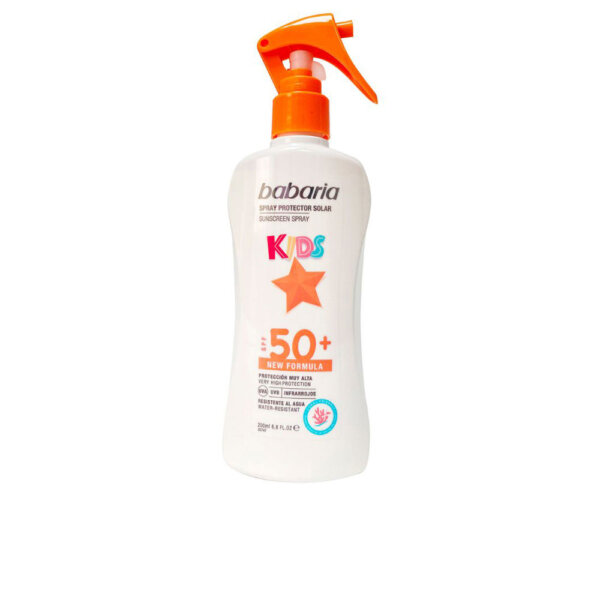 Babaria Sunscreen Spray For Children päikesekaitsesprei SPF 50+ 200 ml Babaria Sunscreen Spray