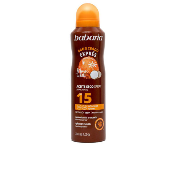 BRONCEADO EXPRÉS aceite seco spray SPF15 200 ml Bronceado Expres Aceite Seco