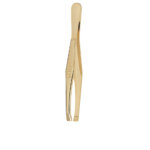 Tweezers Straight Tip Gold