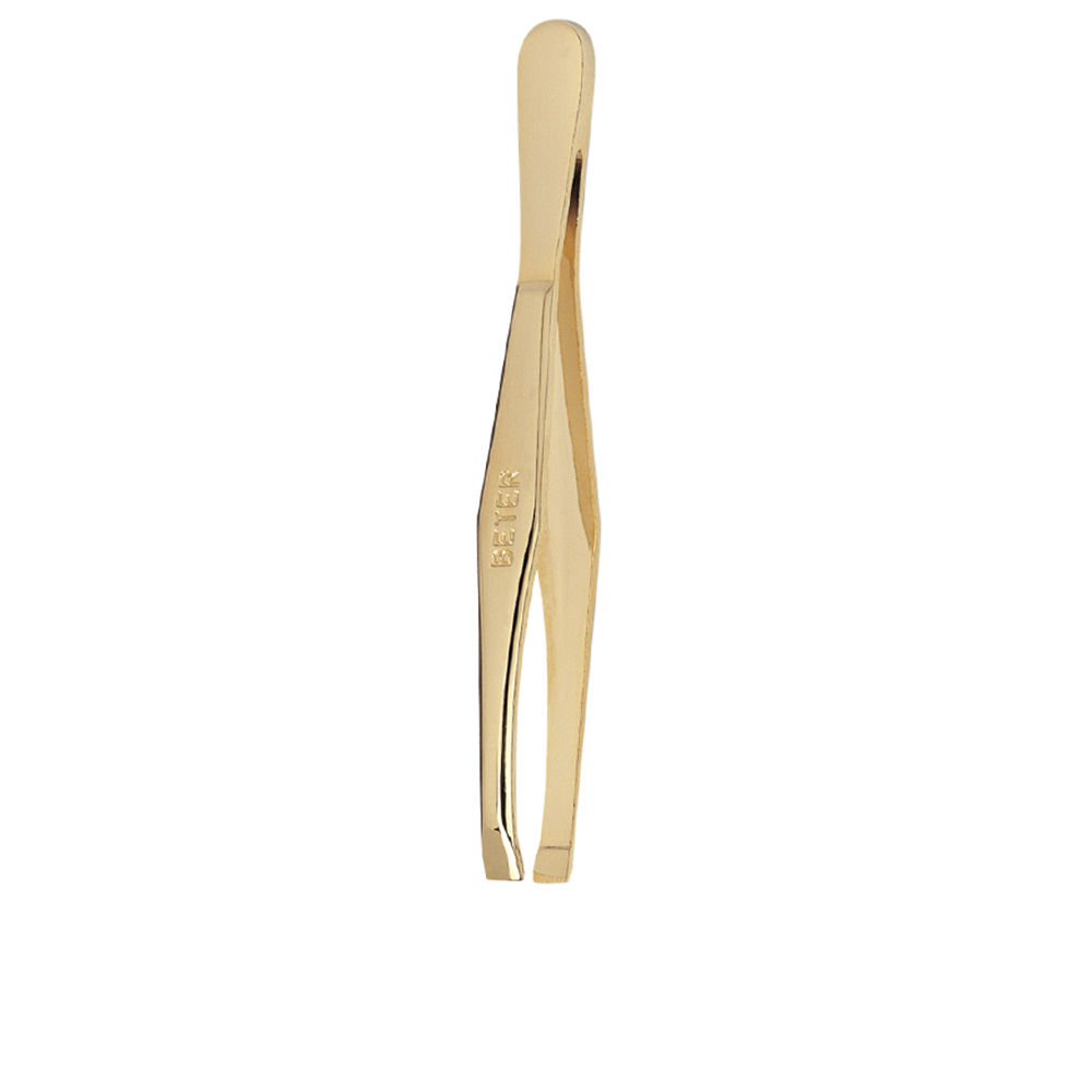 Tweezers Straight Tip Gold