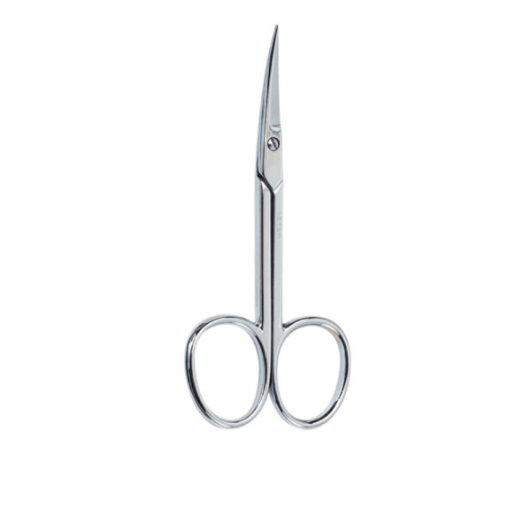 Curved chrome manicure scissors, 1 pc Curved Chrome Manicure Scissors