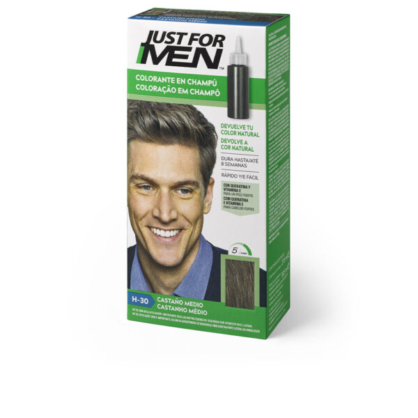 JUST FOR MEN COLORANT in shampoo #medium brown 30 ml Colorant In Shampoo Medium