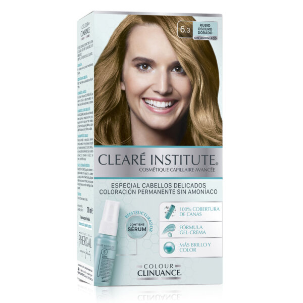 COLOUR CLINUANCE delicate hair #6.3-dark golden blonde 1 u Clearé Institute COLOUR CLINUANCE juuksevärv 6.3