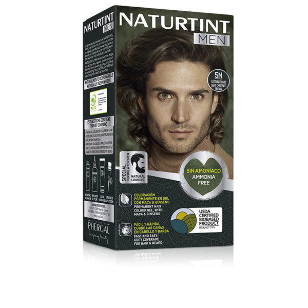 NATURTINT MEN ammonia-free dye #5N light brown 1 unit Men Ammonia Free Dye 3