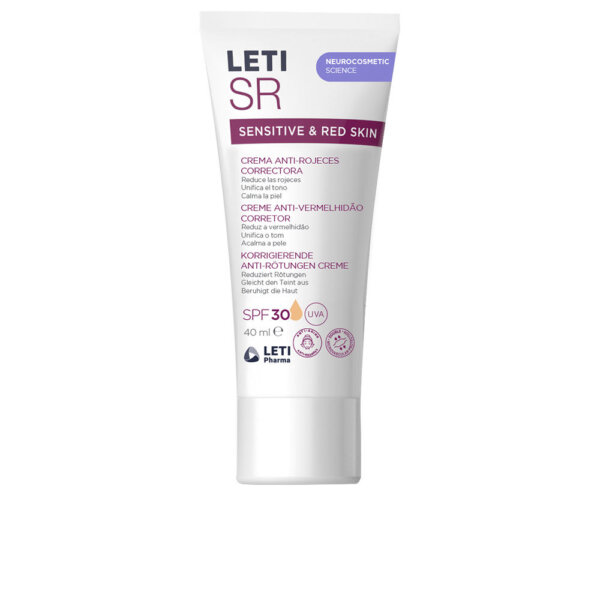 LETISR SENSITIVE & RED SKIN corrective anti-redness cream SPF30 40 ml Letisr Sensitive & Red Kreem