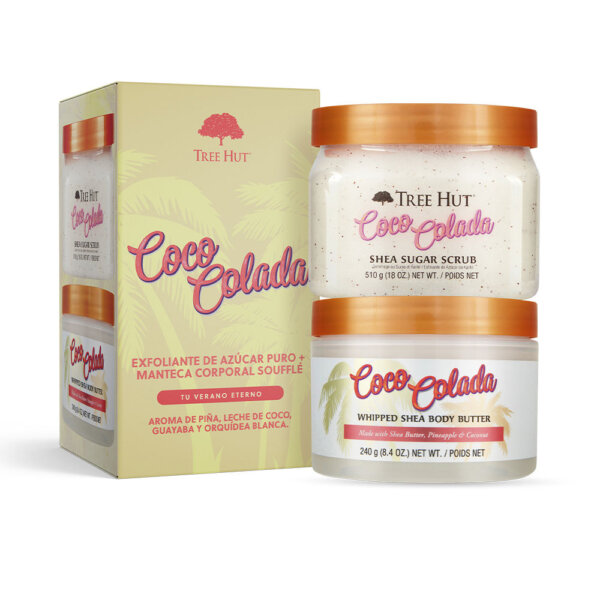 EXFOLIANTE + MANTECA CORPORAL COCO COLADA ESTUCHE 2 pz Exfoliante Manteca Corporal Coco