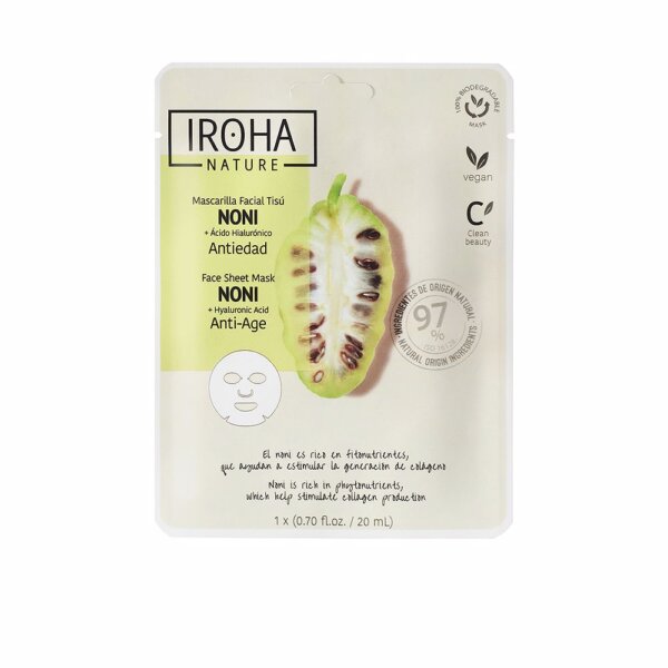NATURE MASK noni + hyaluronic acid 1 u Nature Mask Noni Hyaluronic Mask
