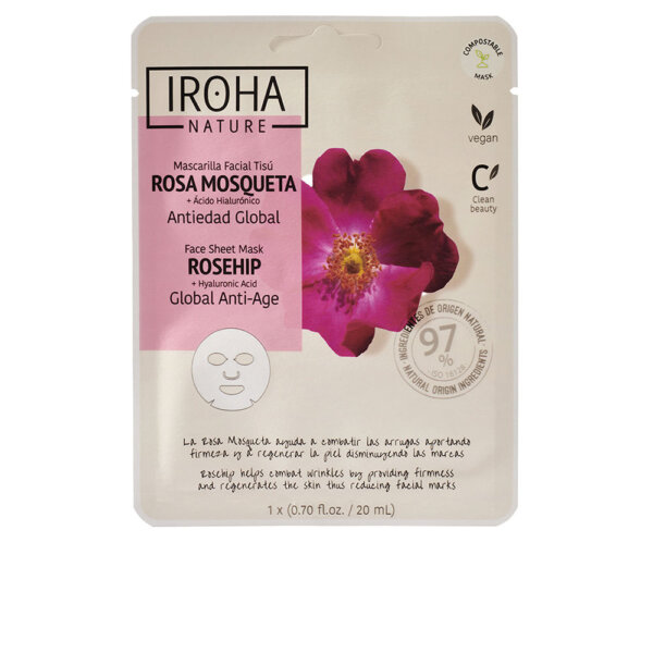 ROSEHIP tissue facial mask 1 u Rosehip Tissue Facial Mask