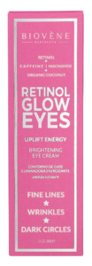 Biovène RETINOL GLOW EYES uplift energy brightening eye cream 30 ml