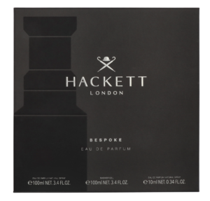 Hackett London Hackett Bespoke Eau De Parfum 100 Ml Shower Gel 100 Ml Eau De Parfum 10 Ml