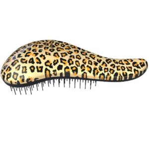 Leopard Yellow Hair Brush