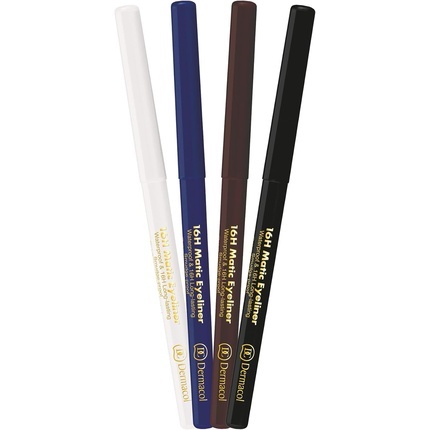 Dermacol Waterproof Matic Eyeliner 16h silmalainer – toon 1 White