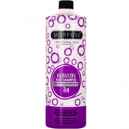 Morfose Hair Shampoo 2in1 Keratin 1000 ml Hair Shampoo 2In1 Keratin