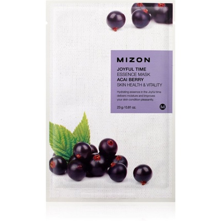 Plátýnková 3D mask with Acai Berry for healthy skin and vitality Joyful Time (Essence Mask Acai Berry) 23 g Platýnkova 3D Mask With