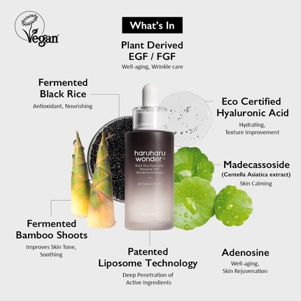 Black Rice Hyaluronic Botanical 2GF Wonderful Ampoule - anti-ageing Black Rice Hyaluronic Botanical