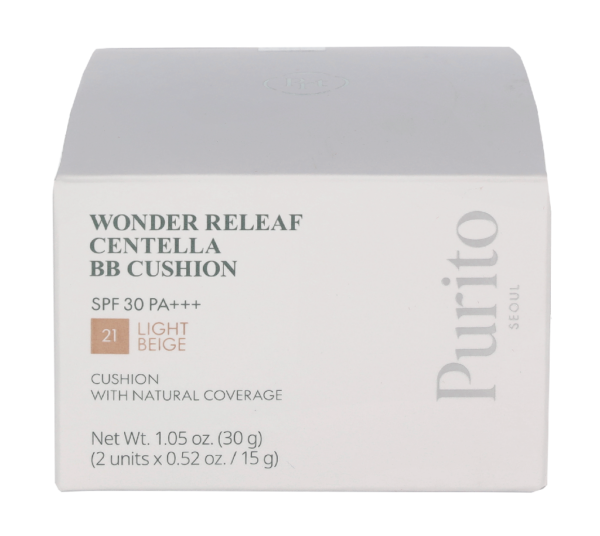 Purito Seoul Wonder Releaf Centella BB Cushion Duo Set