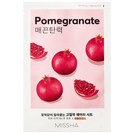 Pomegranate Airy Fit Sheet Mask - Zpevňující pleťová maska Pomegranate Airy Fit Sheet