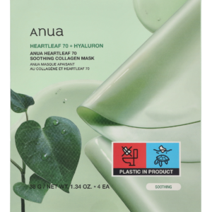 Anua Heartleaf 70 Soothing Collagen Mask - mask set 38 g