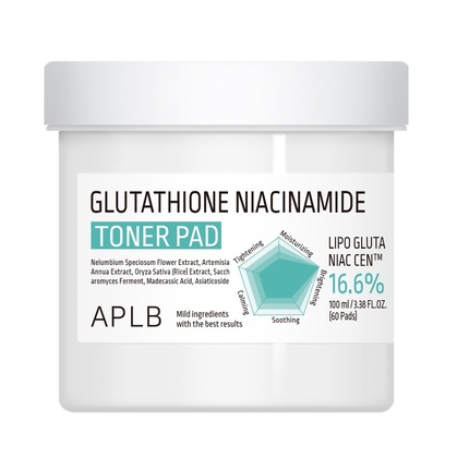 Glutathione Niacinamide Toner Pad ( 60 pcs ) Glutathione Niacinamide Toner Pad