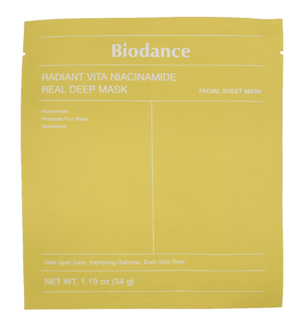 Radiant Vita Niacinamide Real Deep Mask - face mask ( 4 pcs ) Radiant Vita Niacinamide Real