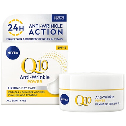 Nivea Day Cream Anti-Wrinkle Q10 Plus päevakreem SPF 15 50 ml Day Cream Anti Wrinkle 50ml