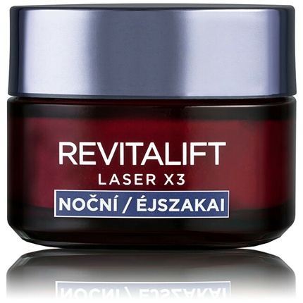 L'Oréal Paris Revitalift Laser X3 Night Cream 50 Ml Antiaging Rejuvenating Night Cream öökreem 50 ml, vaade 2