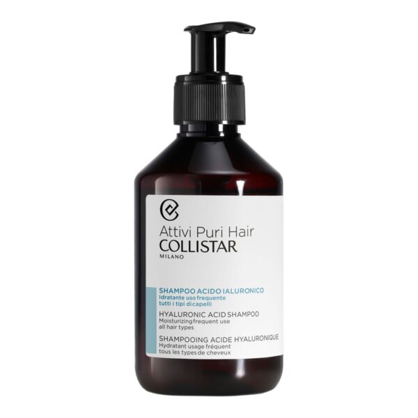Collistar Attivi Puri Hyaluronic Acid šampoon 250 ml Collistar Attivi Puri Hyaluronic Acid šampoon