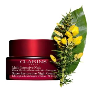 Clarins Super Restorative Night Cream Lifts Replenish & Target Wrinkles – All Skin Types