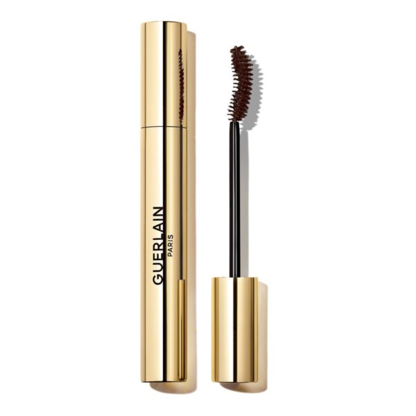 Guerlain Noir G 24H Intense Volume Curl ripsmetušš 6,5 g – toon 02 Brown Guerlain Noir G 24H Intense Volume Curl Mascara