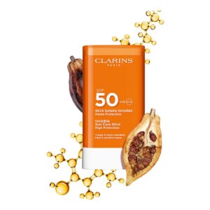Clarins Invisible Sun Care Stick päikesekaitsepulk SPF 50 17 g