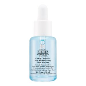 Kiehl’s CLEARLY CORRECTIVE daily re-texturizing triple acid peel 30 ml
