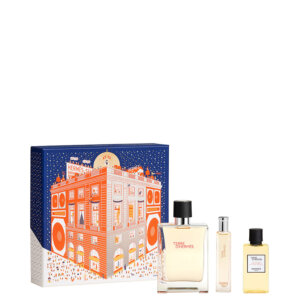 Terre d’Hermes Gift set EDT 100 ml, miniature EDT 15 ml and shower gel 40 ml