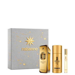Paco Rabanne Million Gold Gift Set EDP 100 ml, deospray 150 ml and miniature EDP 10 ml
