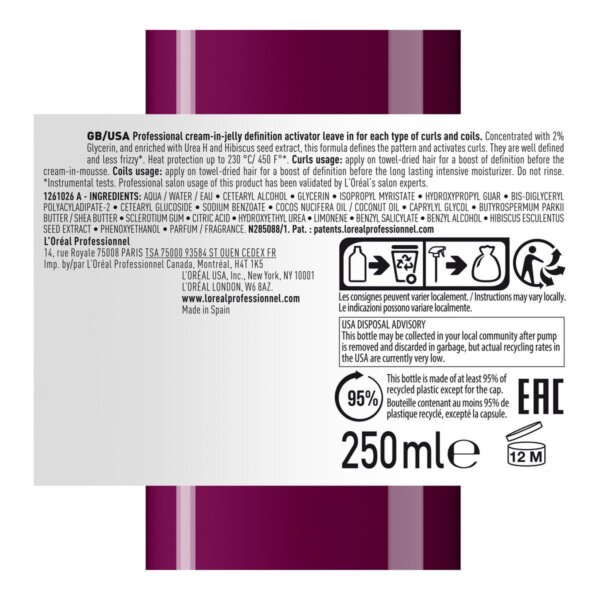 L´Oréal Professionnel Series Expert Curl Expression Cream-In-Jelly (wavy and curly hair)