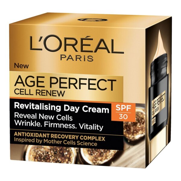 L´Oréal Age Perfect Cell Renew Revitalising Day Cream SPF 30 L´Oréal Age Perfect Cell Renew Revitalising Day Cream SPF 30