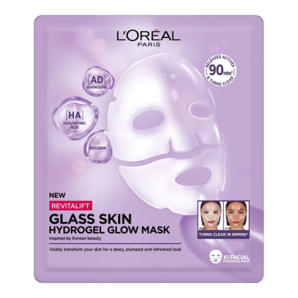 L´Oréal Filler Glass Skin Mask – Hydrogel brightening mask L´Oréal Filler Glass Skin Mask – Hydrogel brightening mask