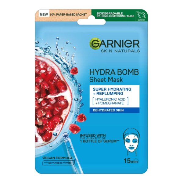 Garnier Moisture&Aqua Bomb Skin Tissue Superhydrating Mask