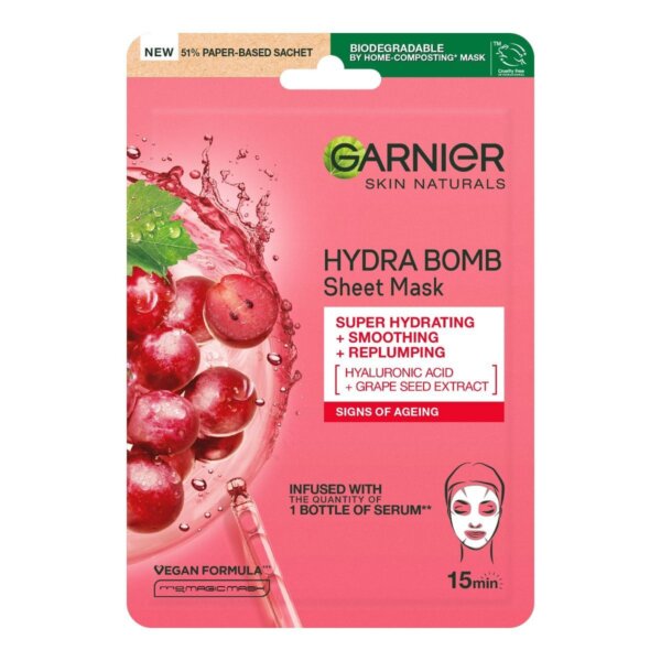 Garnier Hydra Bomb Tissue Mask – Textile moisturizing mask