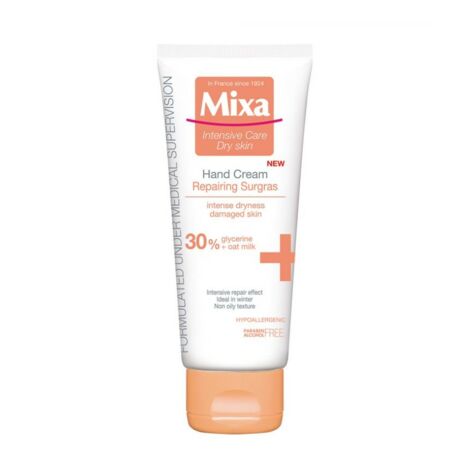 Mixa Hand Cream - Regenerating Hand Cream for extra dry skin 30% kätekreem 100 ml Mixa Hand Cream – Regenerating Hand Cream for extra dry skin 30%