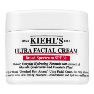 Kiehl’s Ultra Facial Cream SPF 30 – Light moisturizing cream with a protection factor