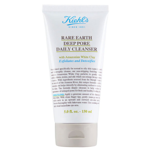 Kiehl’s Rare Earth Deep Pore Daily Cleanser – Cleansing gel minimizing pores Kiehl’s Rare Earth Deep Pore Daily Cleanser – Cleansing gel minimizing pores