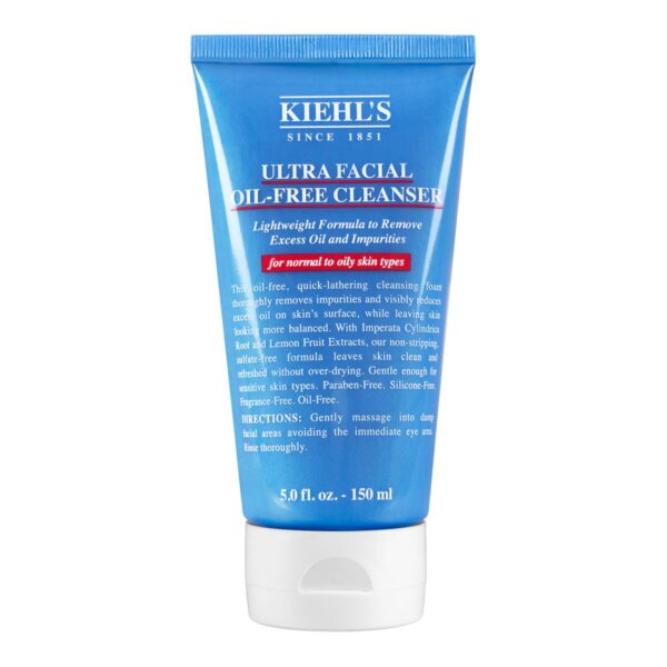 Kiehl’s Ultra Facial Oil-Free Cleanser – Cleansing foam